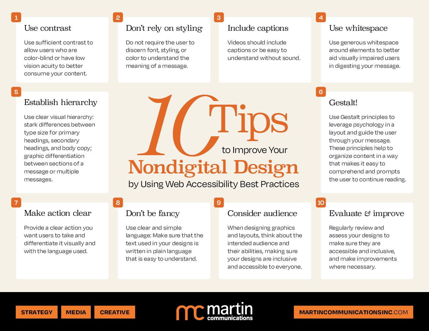 10 Tips to Improve Design handout